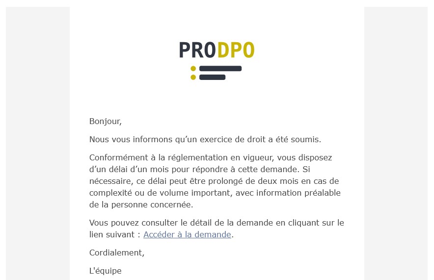 Notifications et délais légaux RGPD